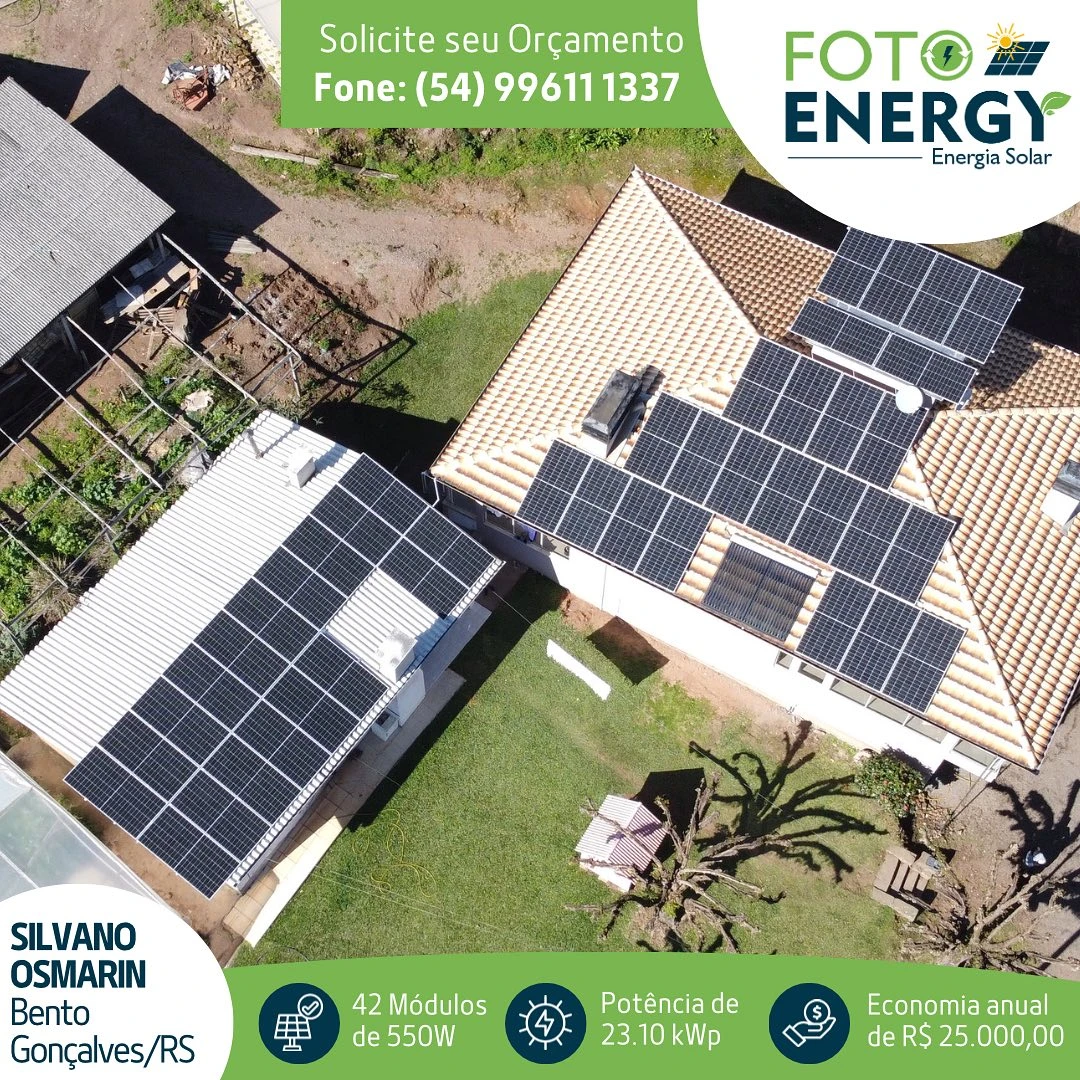 Mais espaço para gerar — registro publicado pela FotoEnergy